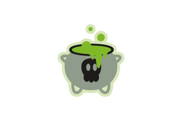 Brewing Cauldron Sticker: A Designer's Review for Halloween Projects