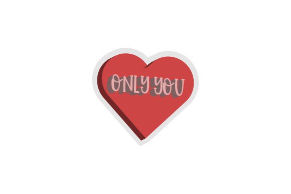 Candy Heart Only You Sticker: A Designer's Review