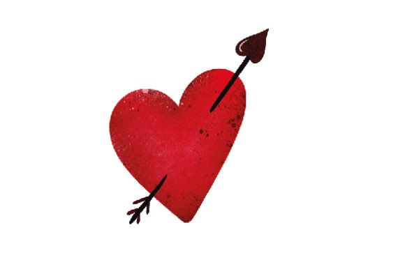Heart with Arrow Sticker, Watercolor: A Designer's Review