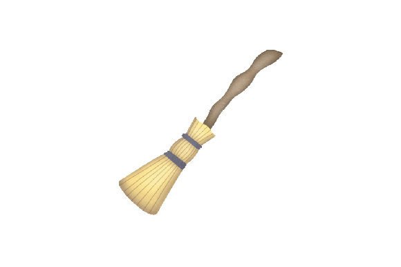 Pastel Witch Broom Sticker: A Designer's Review