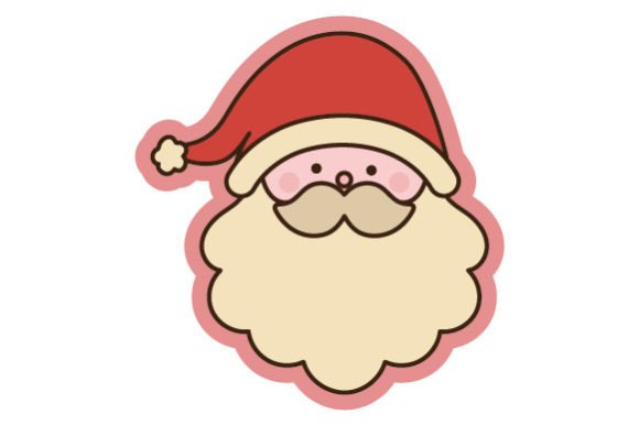 Retro Nostalgic Santa Sticker: A Designer's Review