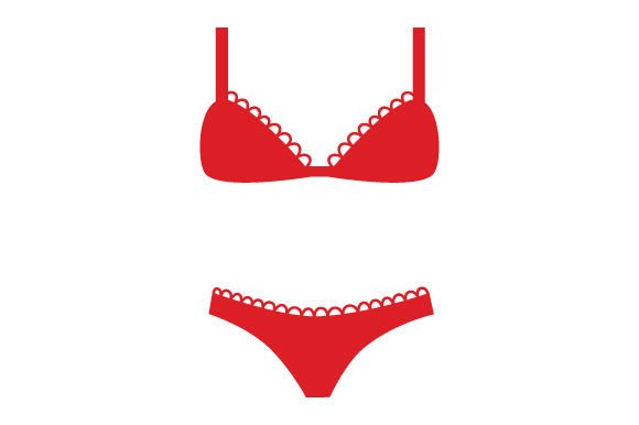Review: Sexy Christmas Lingerie Outfit Sticker for Holiday Crafts