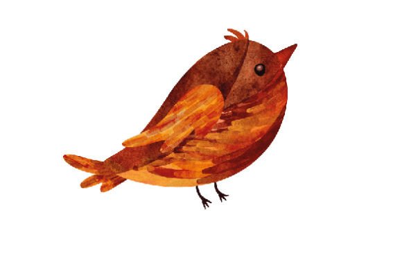 Spring Birds, Sticker Style, Watercolor: A Designer's Review